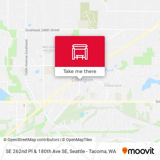 Mapa de SE 262nd Pl & 180th Ave SE