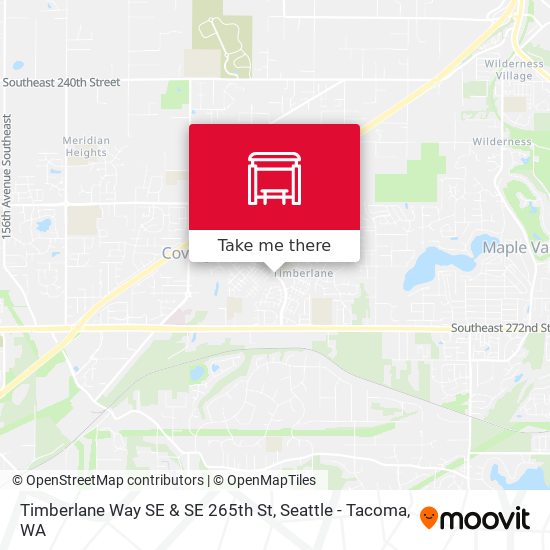 Timberlane Way SE & SE 265th St map