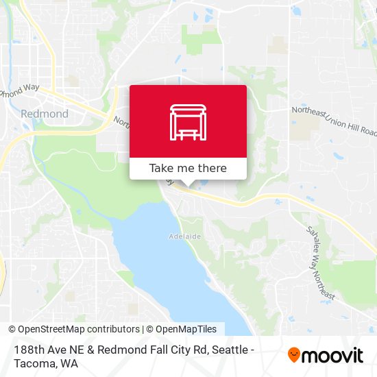 188th Ave NE & Redmond Fall City Rd map