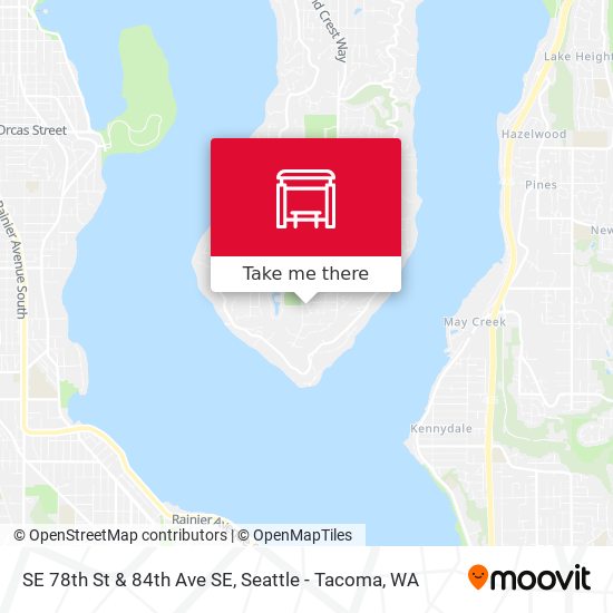 Mapa de SE 78th St & 84th Ave SE