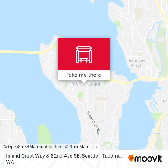 Island Crest Way & 82nd Ave SE map