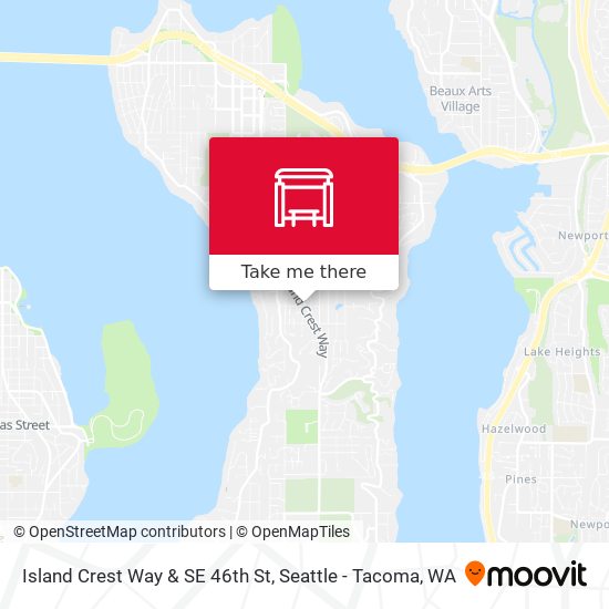Mapa de Island Crest Way & SE 46th St