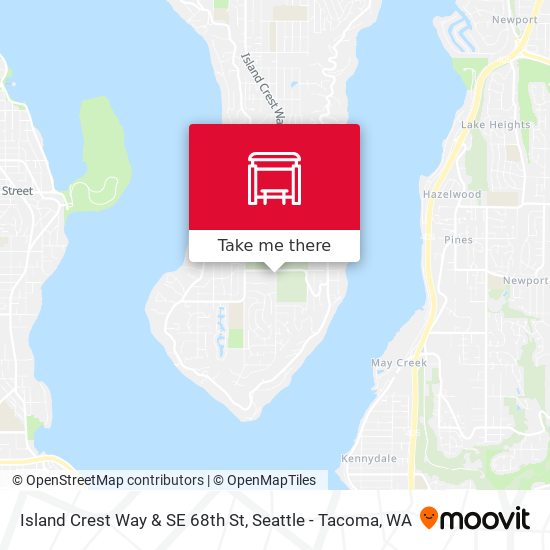 Mapa de Island Crest Way & SE 68th St