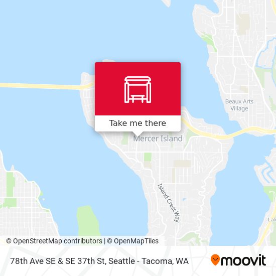 Mapa de 78th Ave SE & SE 37th St