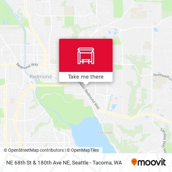 Mapa de NE 68th St & 180th Ave NE