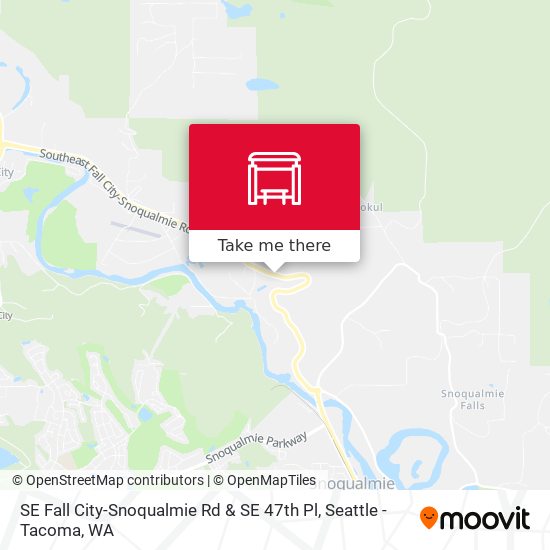 SE Fall City-Snoqualmie Rd & SE 47th Pl map