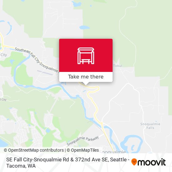 Mapa de SE Fall City-Snoqualmie Rd & 372nd Ave SE
