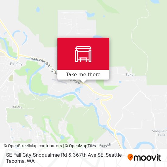 Mapa de SE Fall City-Snoqualmie Rd & 367th Ave SE