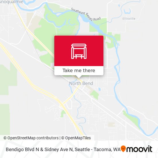 Bendigo Blvd N & Sidney Ave N map