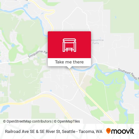 Mapa de Railroad Ave SE & SE River St