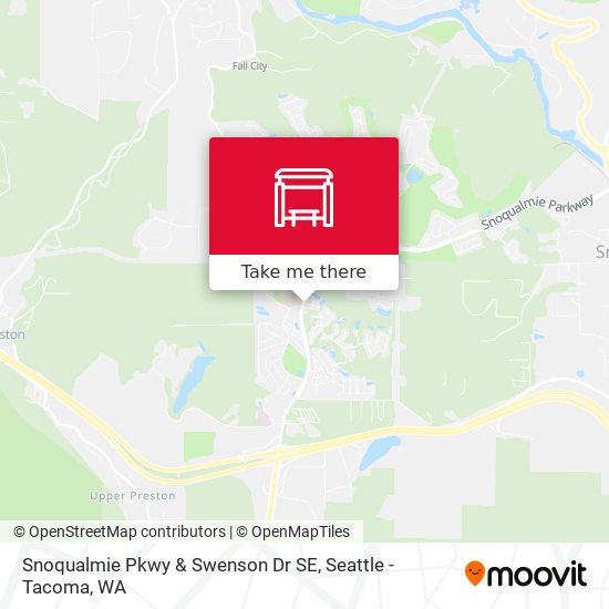 Mapa de Snoqualmie Pkwy & Swenson Dr SE