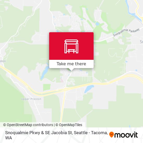 Mapa de Snoqualmie Pkwy & SE Jacobia St