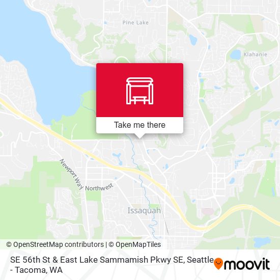 SE 56th St & East Lake Sammamish Pkwy SE map