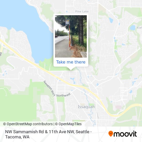 Mapa de NW Sammamish Rd & 11th Ave NW
