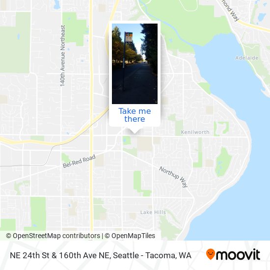 Mapa de NE 24th St & 160th Ave NE