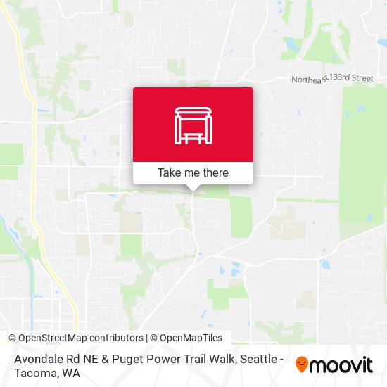 Avondale Rd NE & Puget Power Trail Walk map