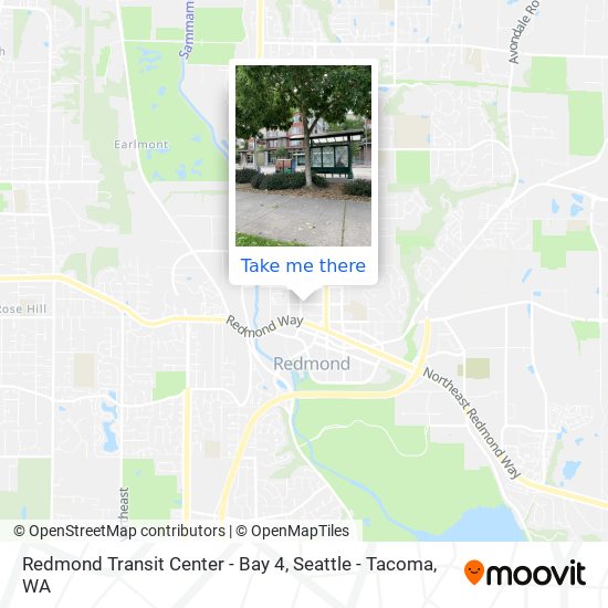 Mapa de Redmond Transit Center - Bay 4