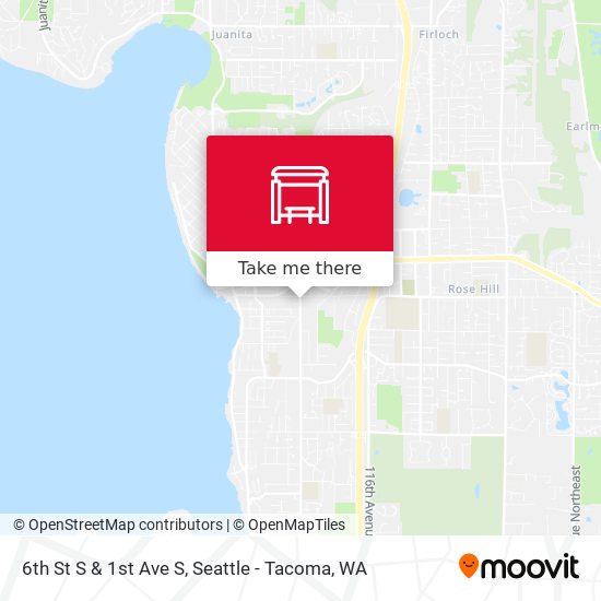 Mapa de 6th St S & 1st Ave S