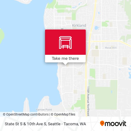 Mapa de State St S & 10th Ave S