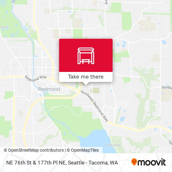 NE 76th St & 177th Pl NE map