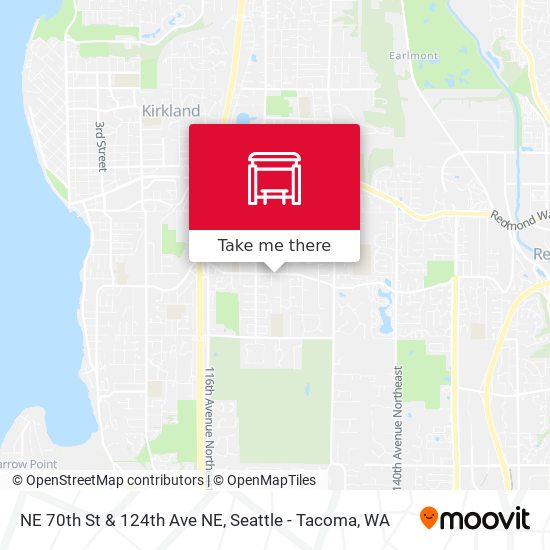 Mapa de NE 70th St & 124th Ave NE