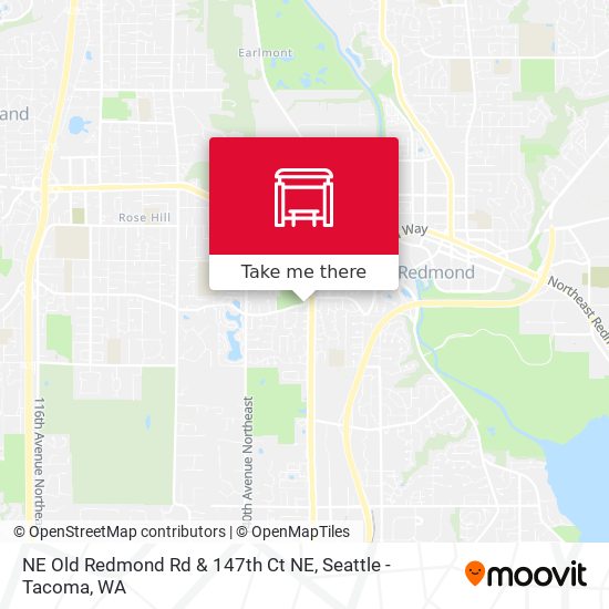 NE Old Redmond Rd & 147th Ct NE map