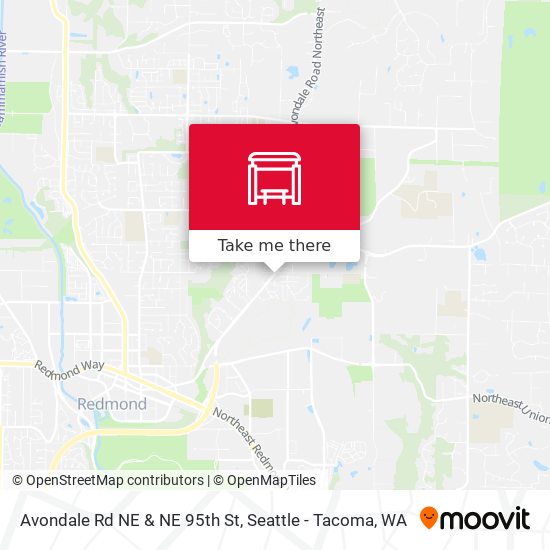 Mapa de Avondale Rd NE & NE 95th St