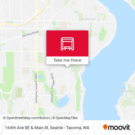 164th Ave SE & Main St map