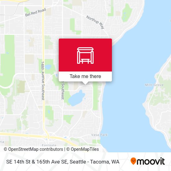 SE 14th St & 165th Ave SE map