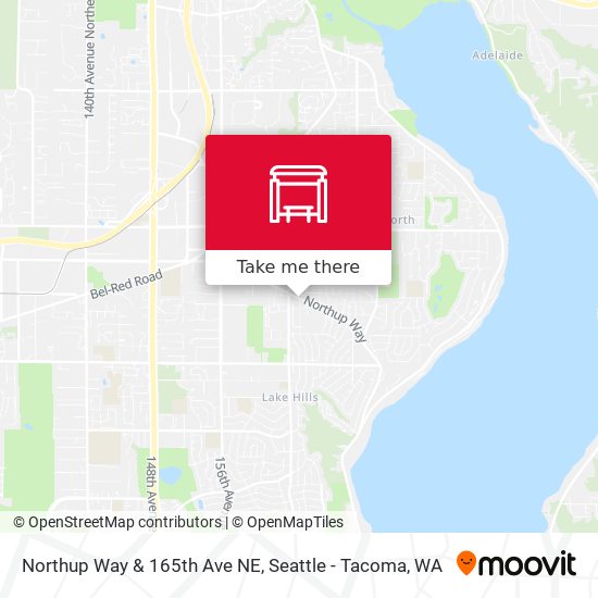 Mapa de Northup Way & 165th Ave NE