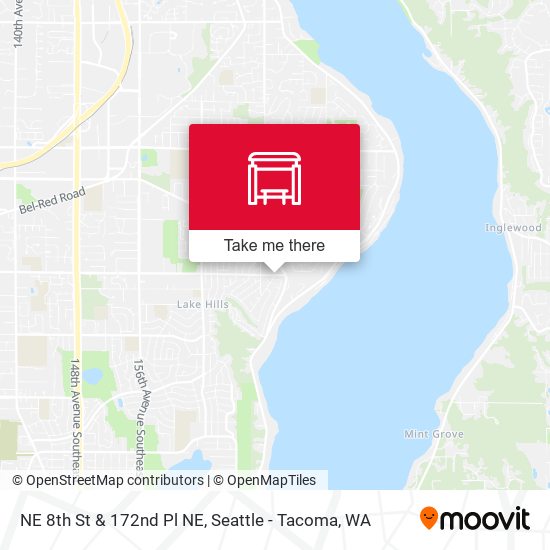 Mapa de NE 8th St & 172nd Pl NE