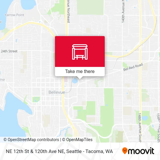 NE 12th St & 120th Ave NE map