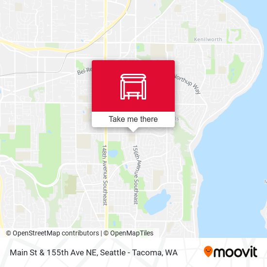 Main St & 155th Ave NE map
