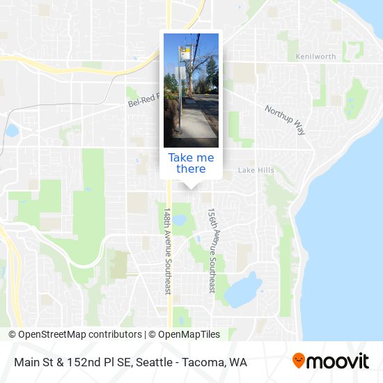 Main St & 152nd Pl SE map