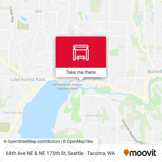 Mapa de 68th Ave NE & NE 175th St