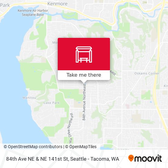 84th Ave NE & NE 141st St map