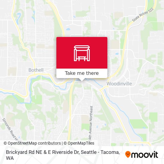 Mapa de Brickyard Rd NE & E Riverside Dr