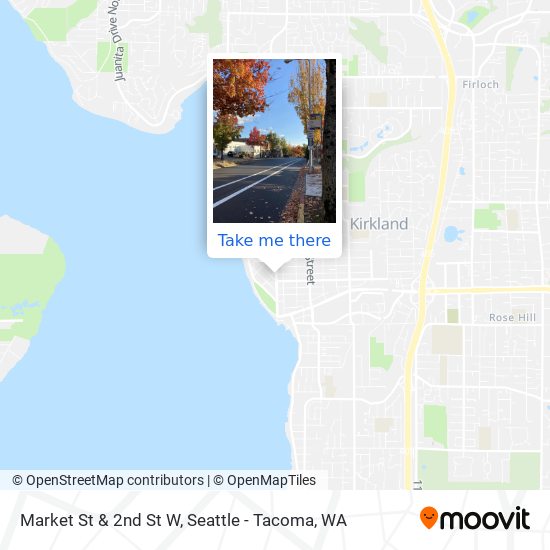 Market St & 2nd St W map
