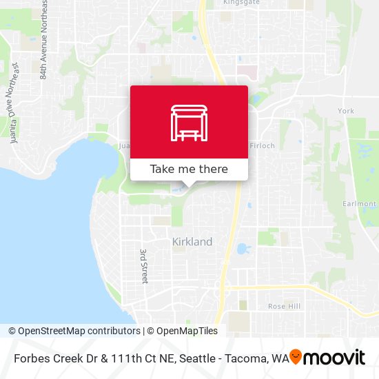 Forbes Creek Dr & 111th Ct NE map