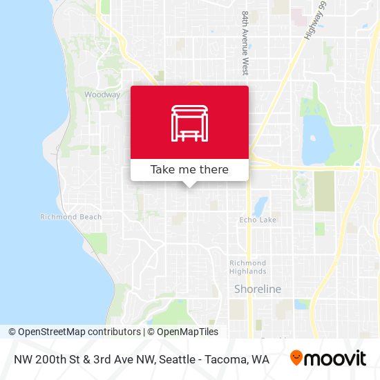Mapa de NW 200th St & 3rd Ave NW