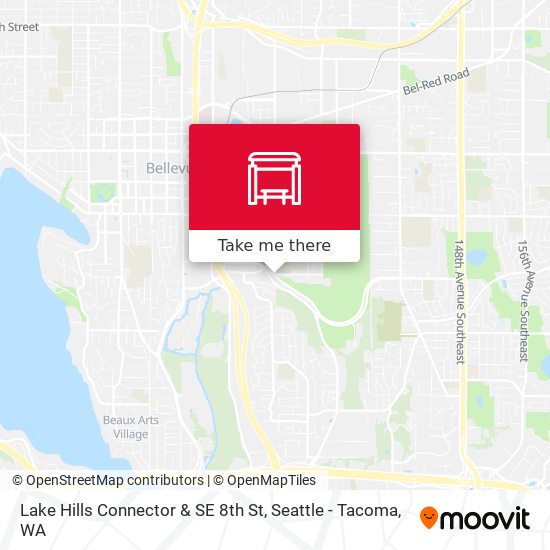 Mapa de Lake Hills Connector & SE 8th St