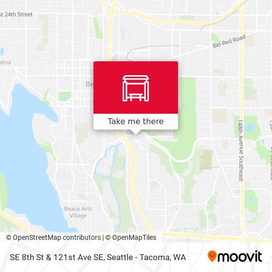 Mapa de SE 8th St & 121st Ave SE