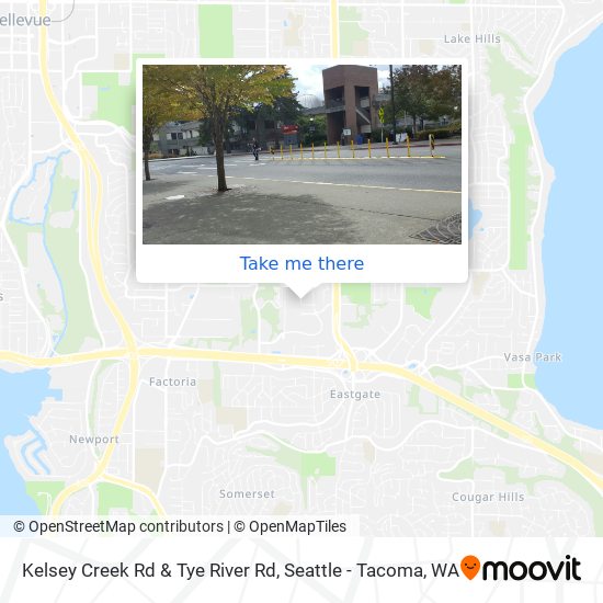 Kelsey Creek Rd & Tye River Rd map