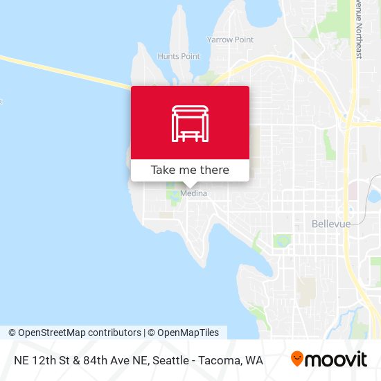 Mapa de NE 12th St & 84th Ave NE