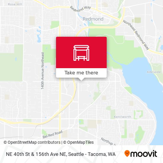 Mapa de NE 40th St & 156th Ave NE