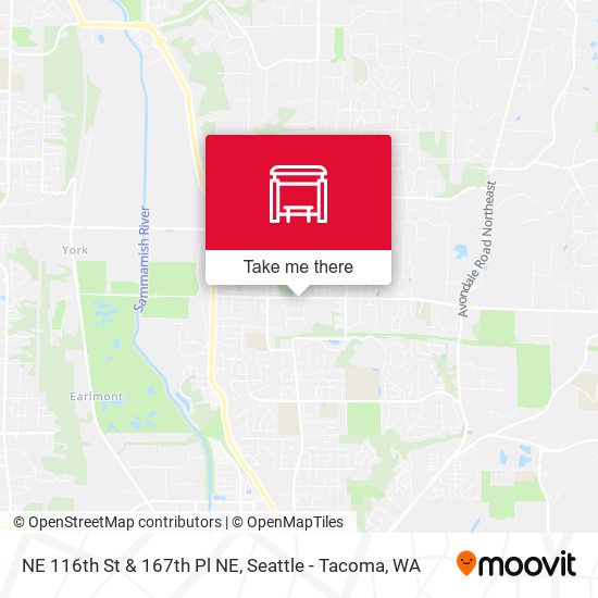 Mapa de NE 116th St & 167th Pl NE