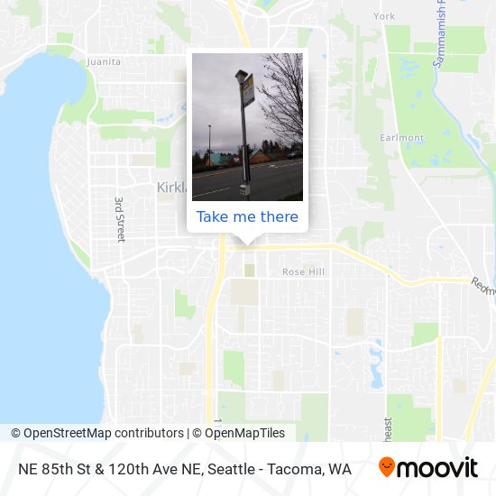 Mapa de NE 85th St & 120th Ave NE
