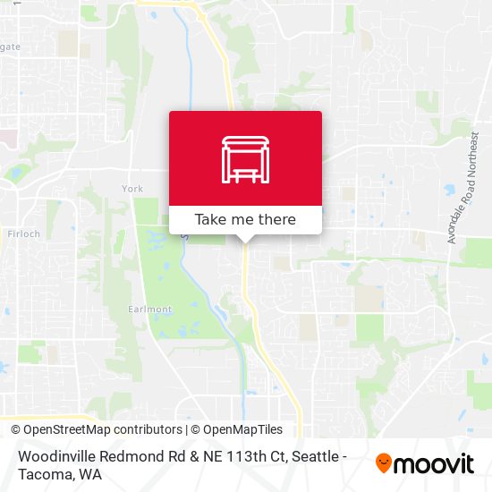 Mapa de Woodinville Redmond Rd & NE 113th Ct
