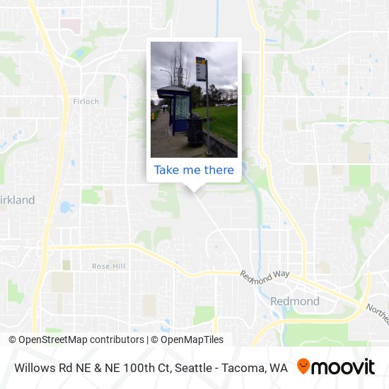 Mapa de Willows Rd NE & NE 100th Ct