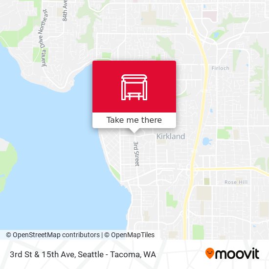 3rd St & 15th Ave map